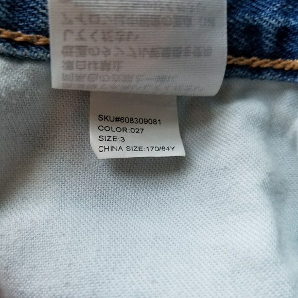 Hollister Distressed Jean Shorts Size 3 - Picture 5 of 5